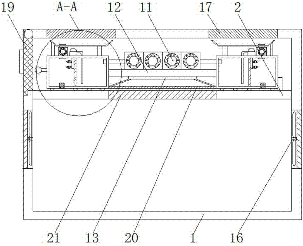 Computer shell with dustproof and heat dissipation functions