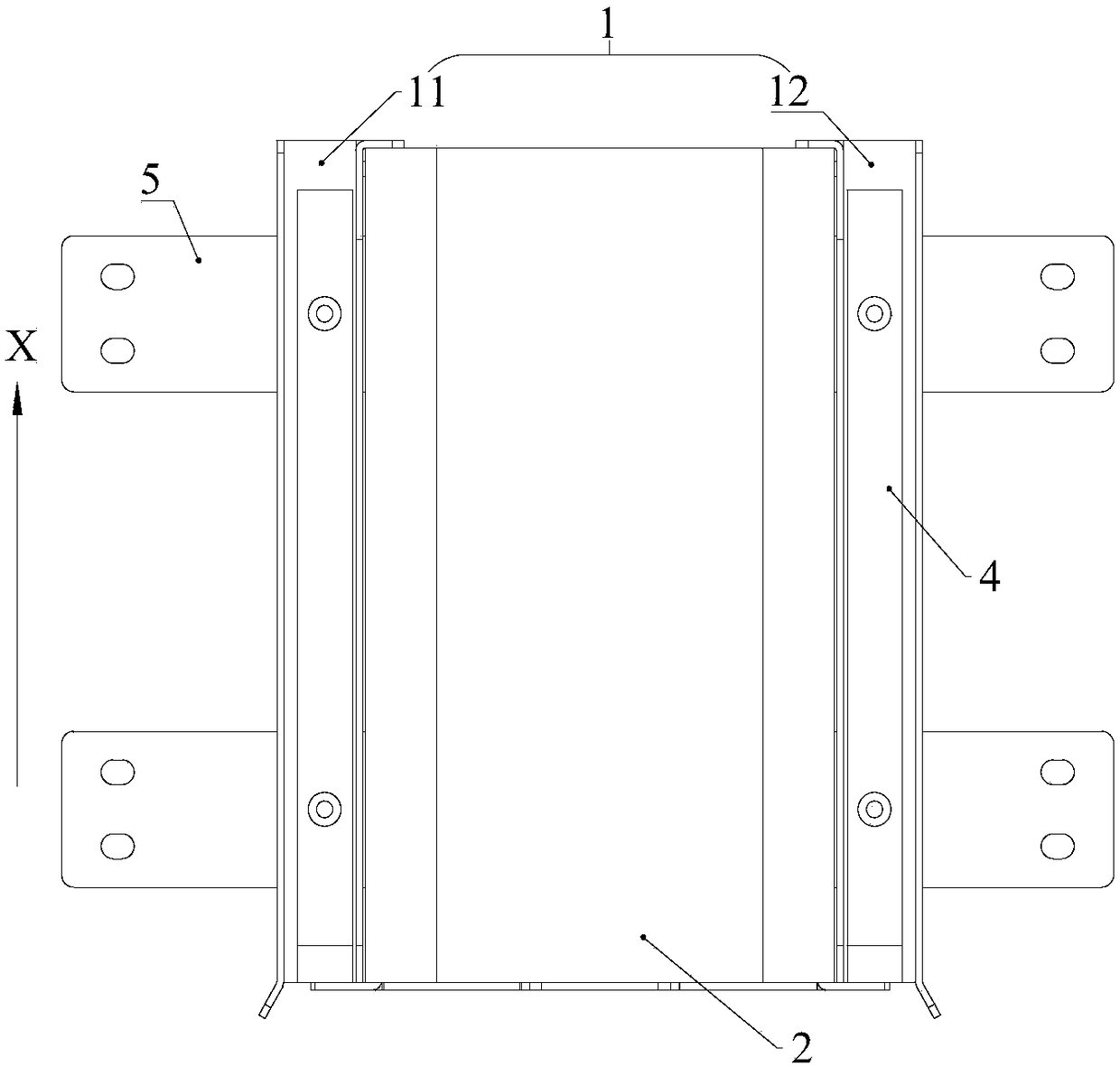 Drawing foldable tray device and electric reactor cabinet