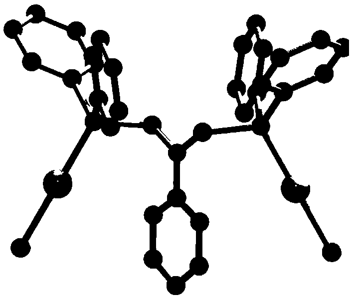 14-core gold phosphine sulfur cluster compound as well as preparation method and application thereof