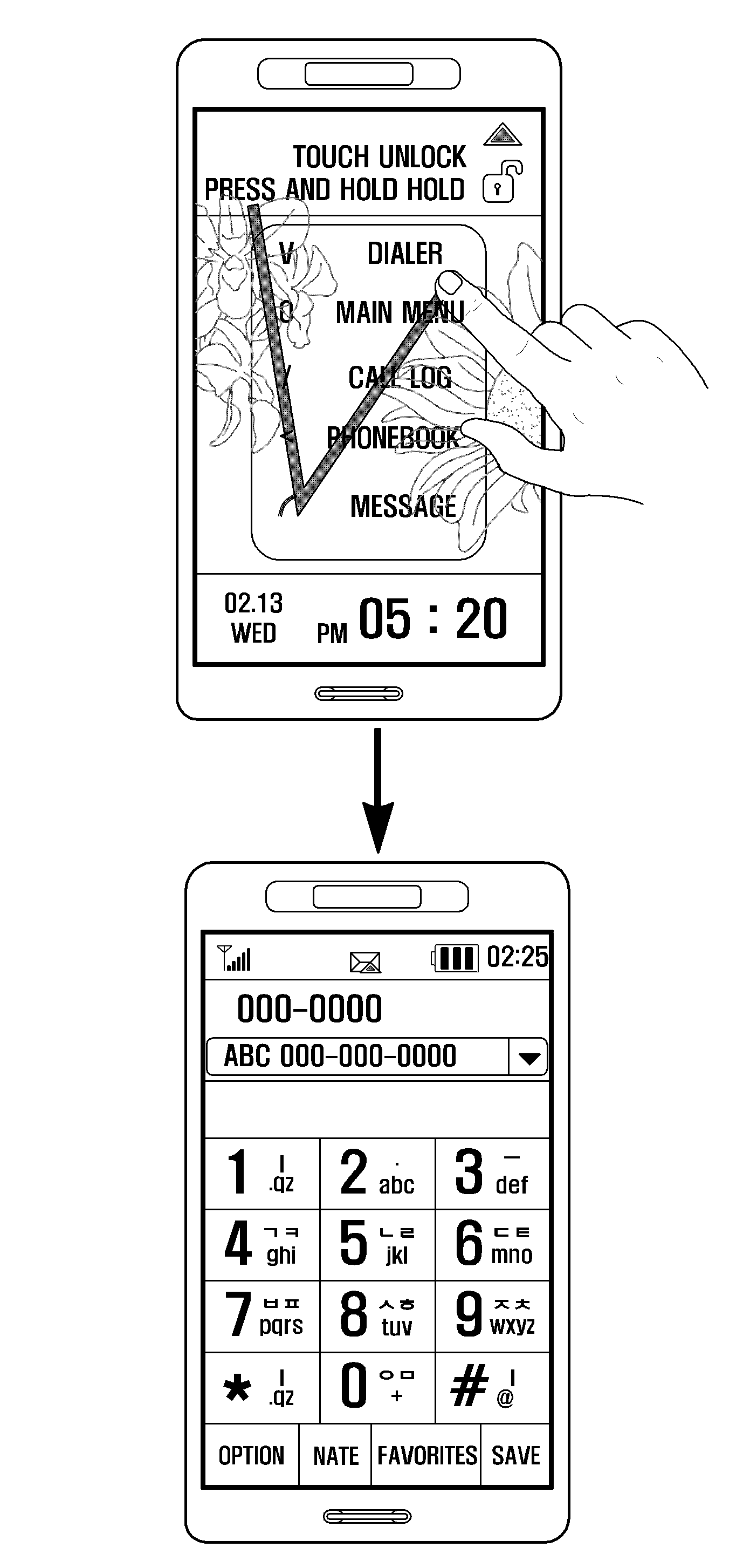 Method and apparatus for unlocking electronic appliance