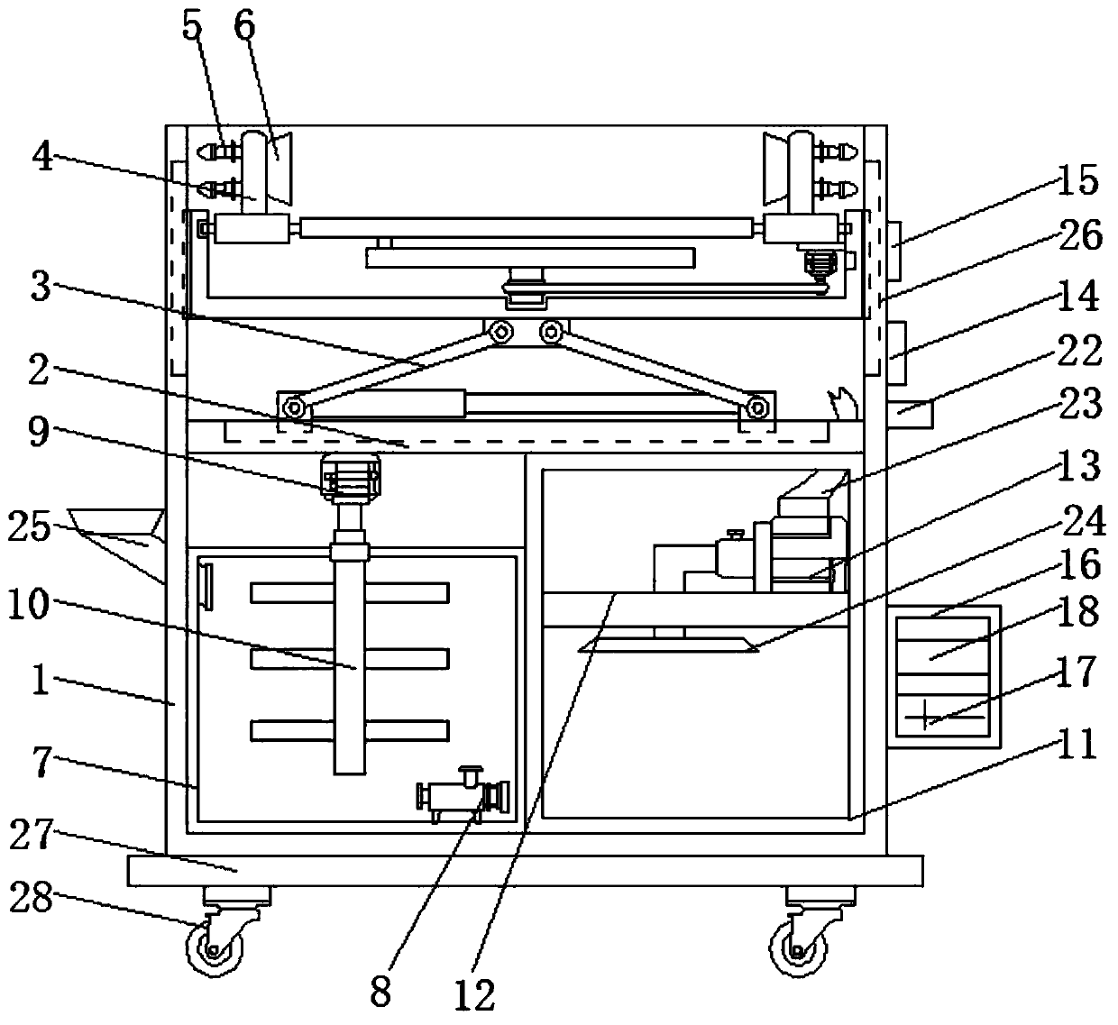 An environmental protection equipment for intelligent humidification and dust removal