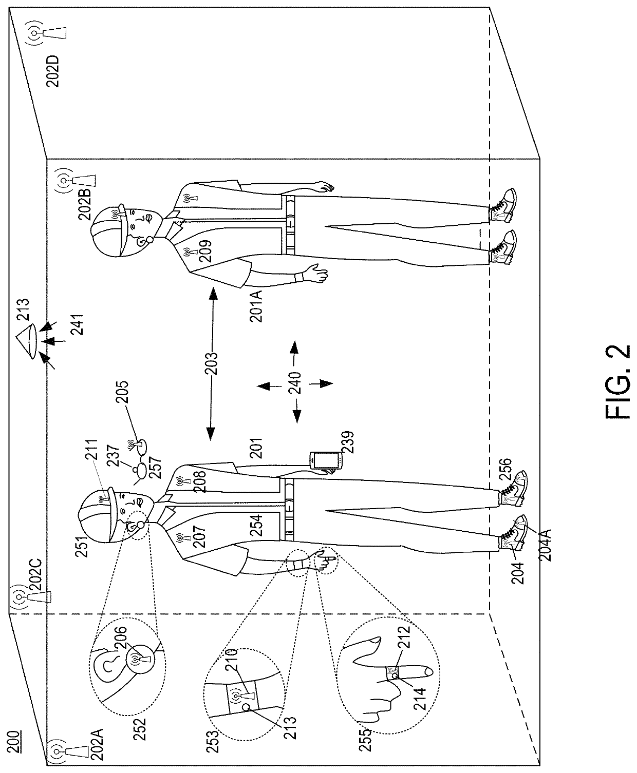 Tracking safety conditions of an area