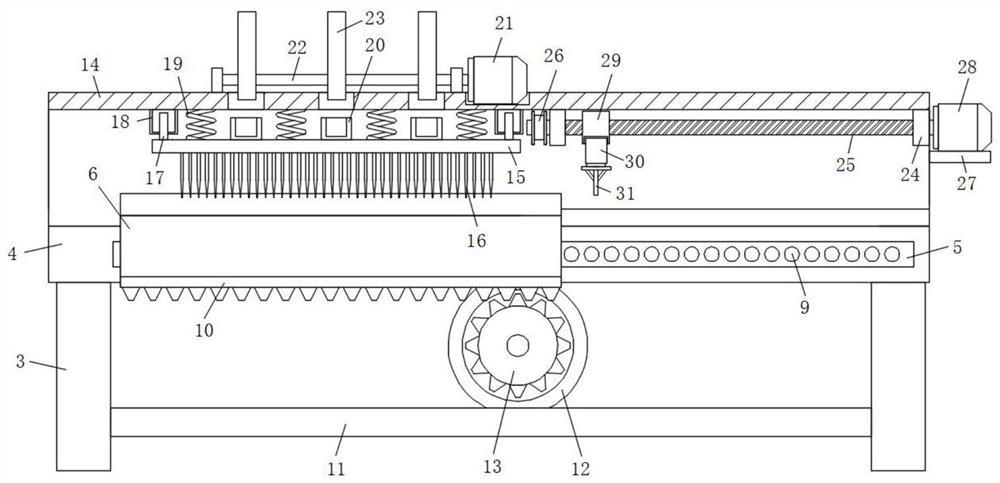 Mincing, kneading and pressing device for meat product processing