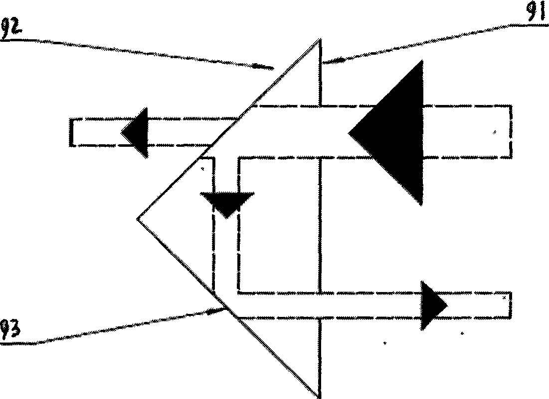 Vibrating Raman lidar scattered light processing system and processing method