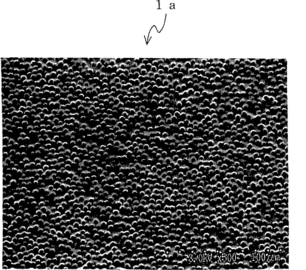 Polymer member having incompatible material maldistributed polymer layer and surface uneven tape or sheet made of the polymer member