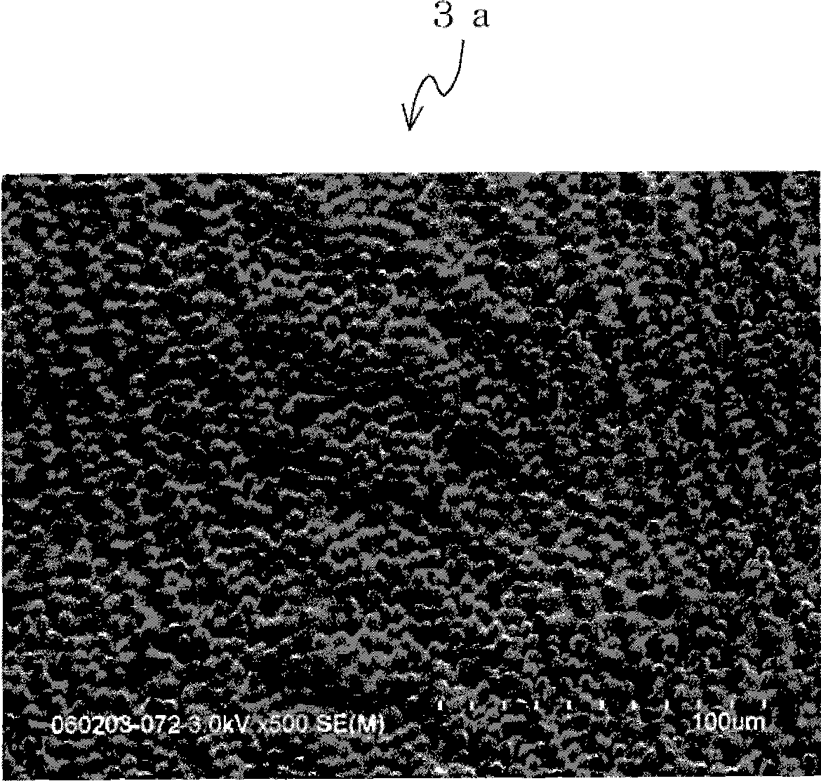 Polymer member having incompatible material maldistributed polymer layer and surface uneven tape or sheet made of the polymer member