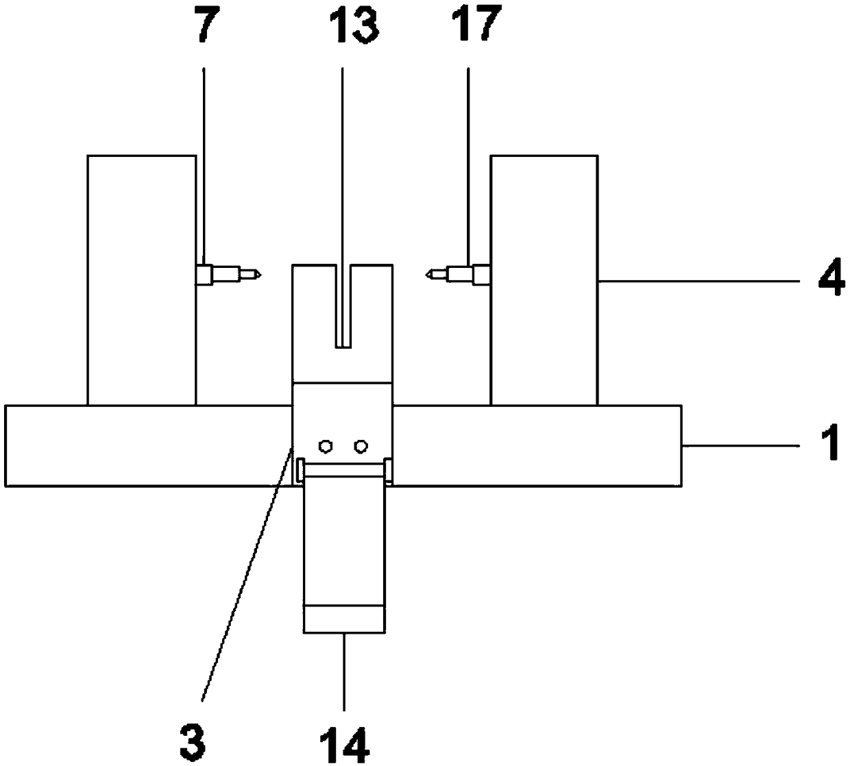 Chamfering device of automobile chassis supporting frame