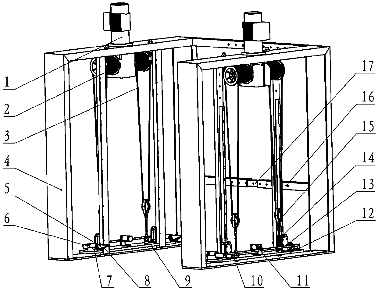 A logistics pallet stacking and unstacking method