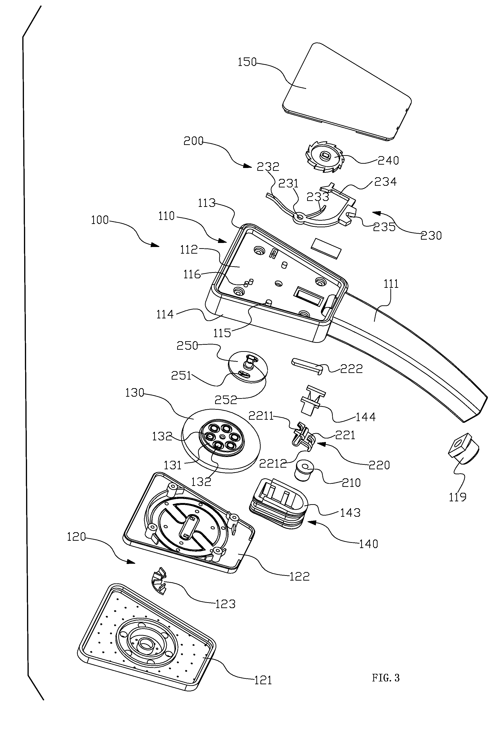 Button switching shower and its switching method