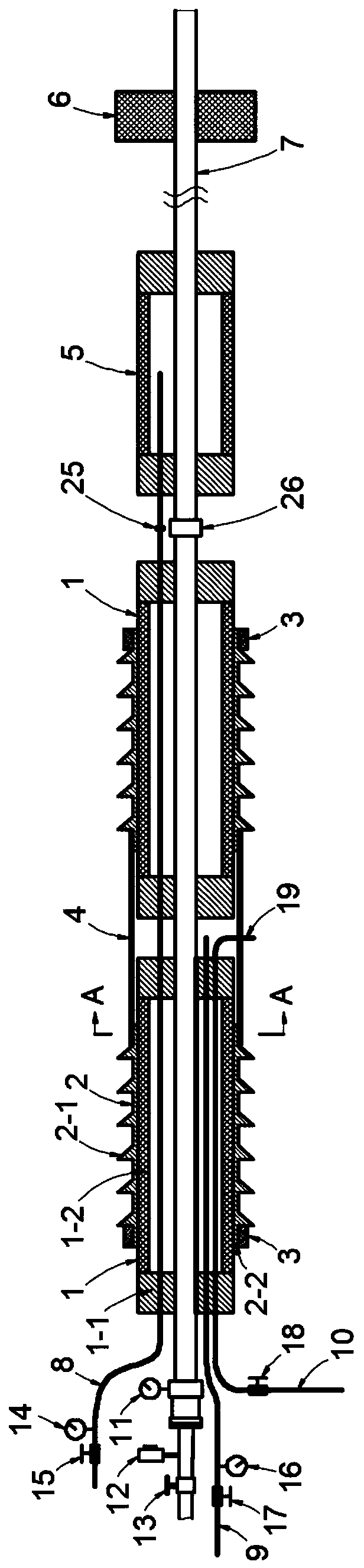 Recoverable large-resistance high-pressure drill hole sealing device and using method thereof