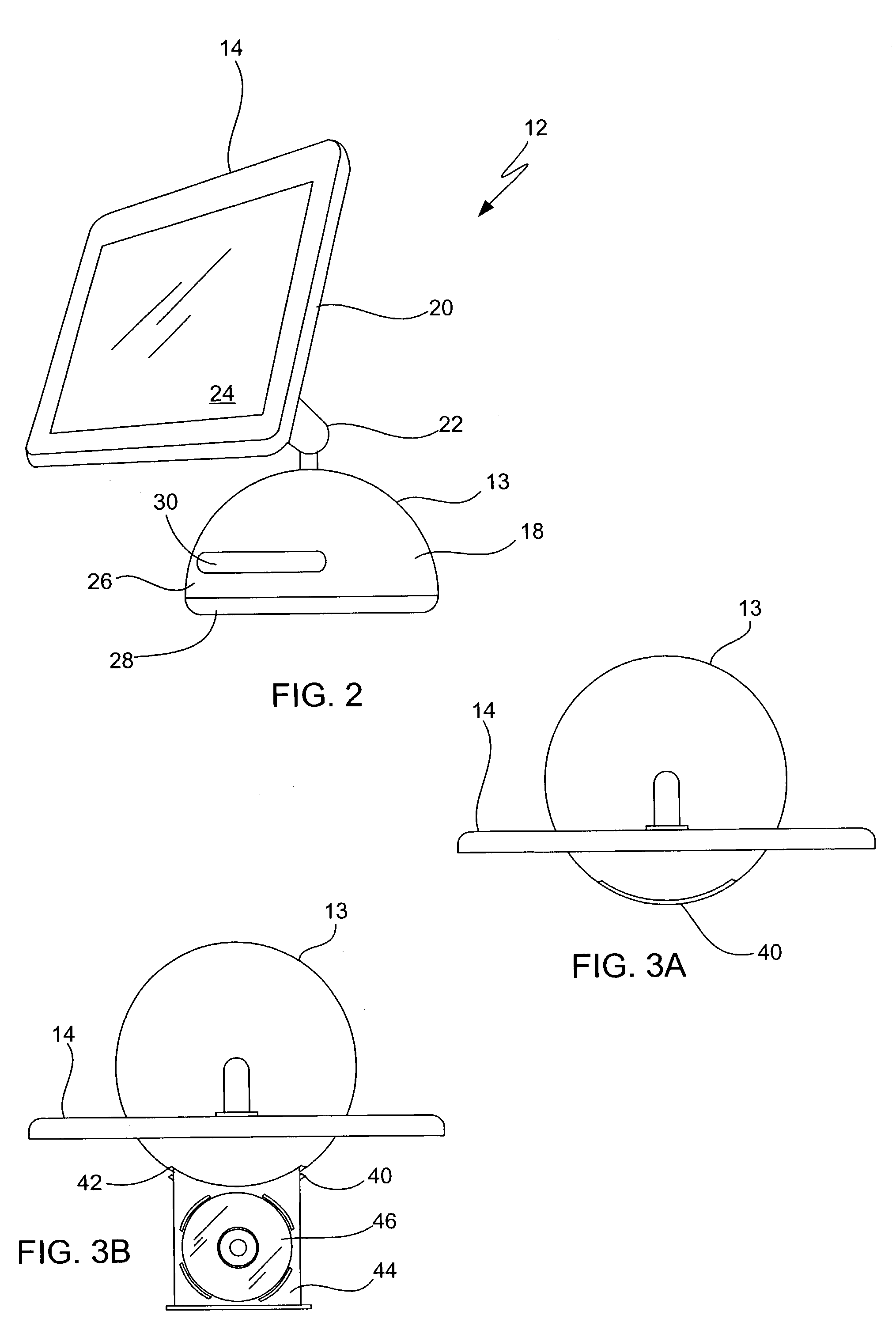 Bezel door for computer enclosure