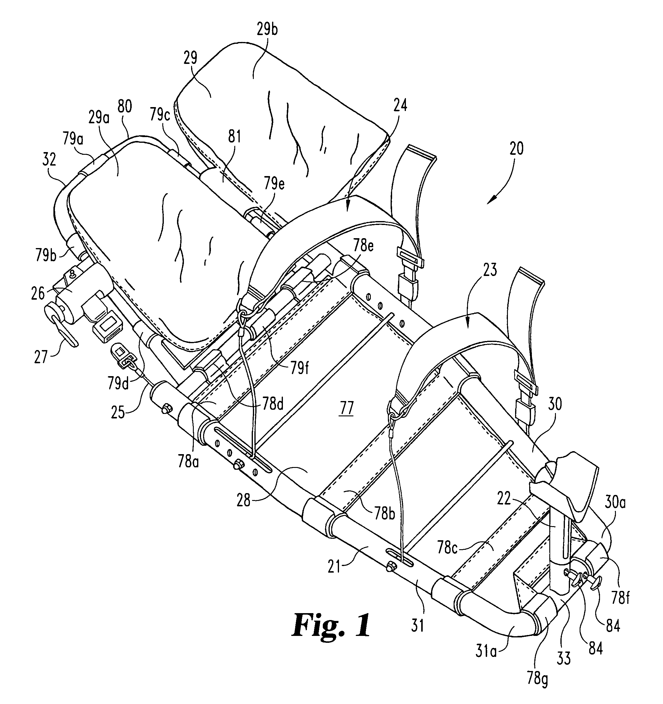 Knee extension treatment apparatus