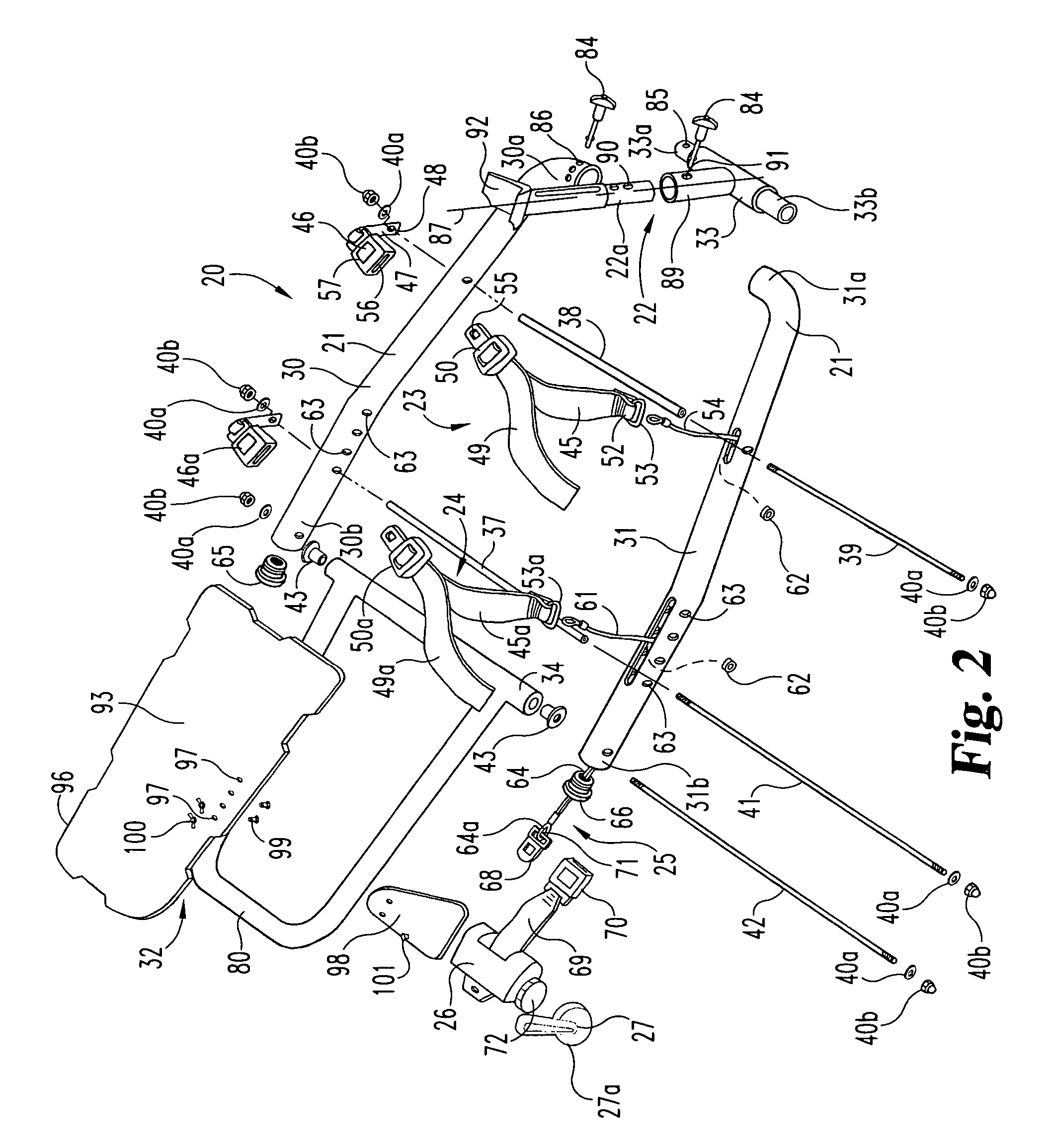 Knee extension treatment apparatus