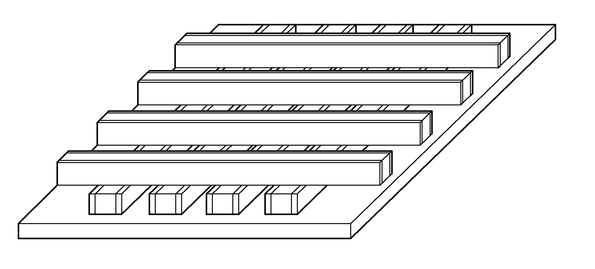 Nanoscale High-Aspect-Ratio Metallic Structure and Method of Manufacturing Same