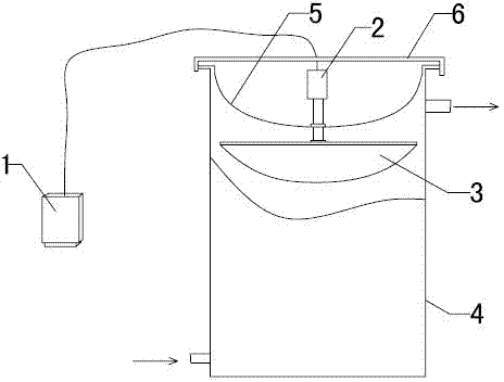 Device and method for ultrasonic tank demulsification