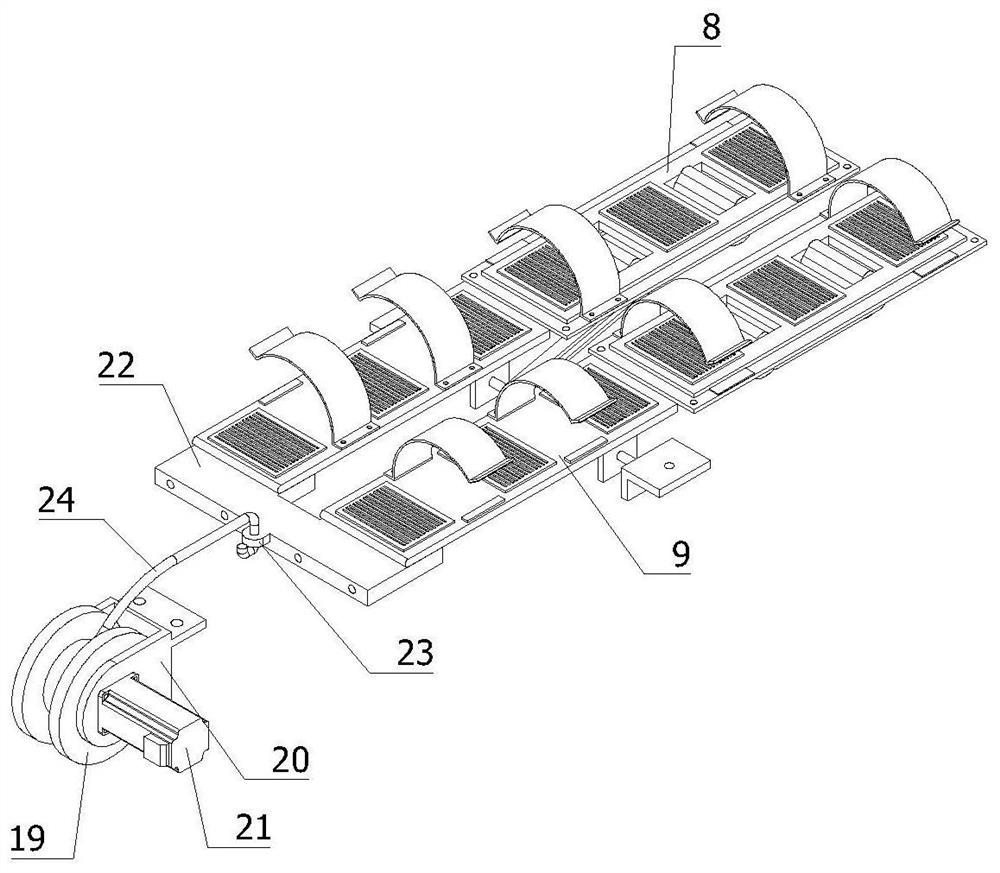 A special nursing bed for lower limb stimulation of bedridden patients and using method thereof