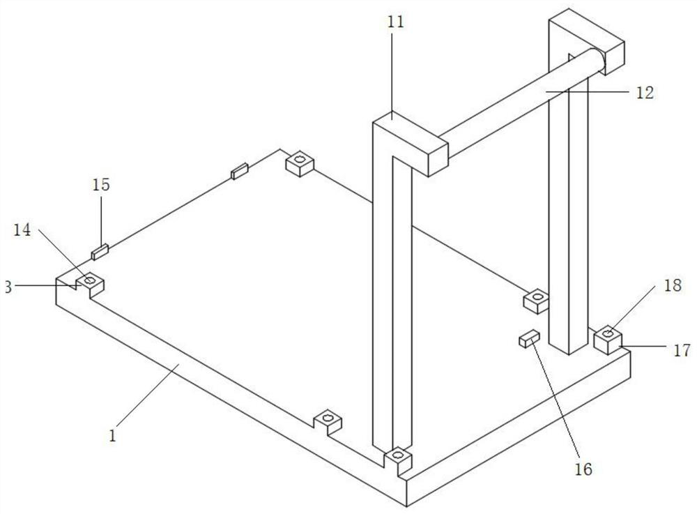 An assembled solar panel handling device