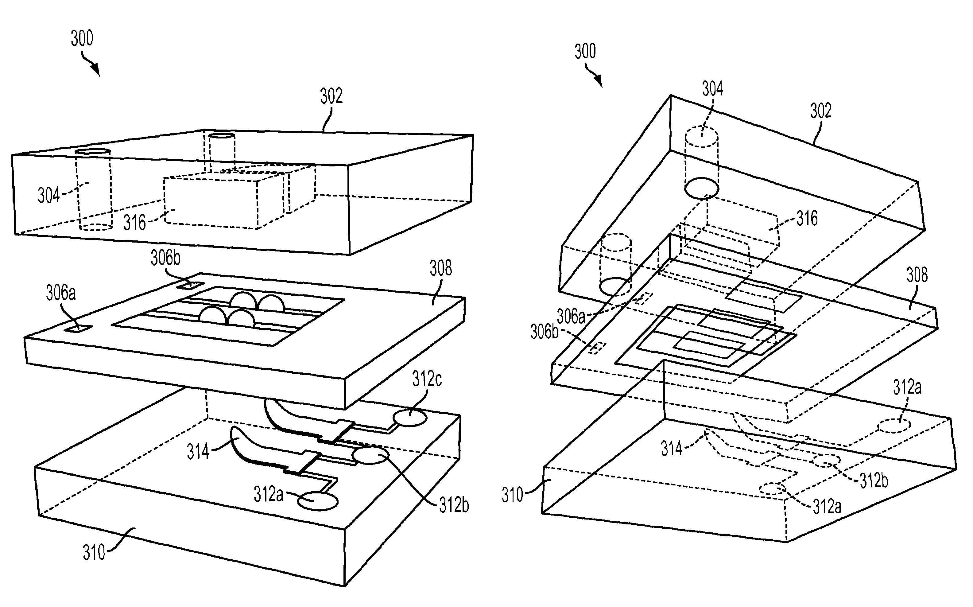 Nanocalorimeter based on thermal probes