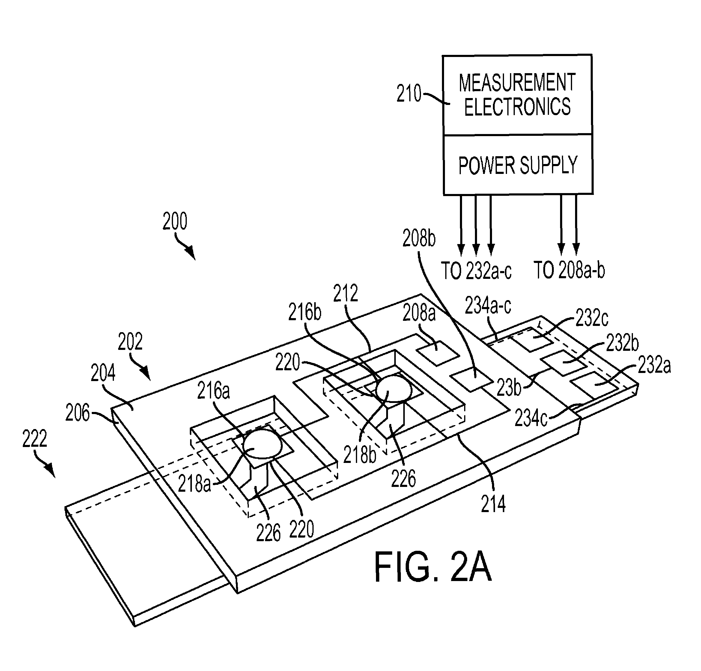 Nanocalorimeter based on thermal probes