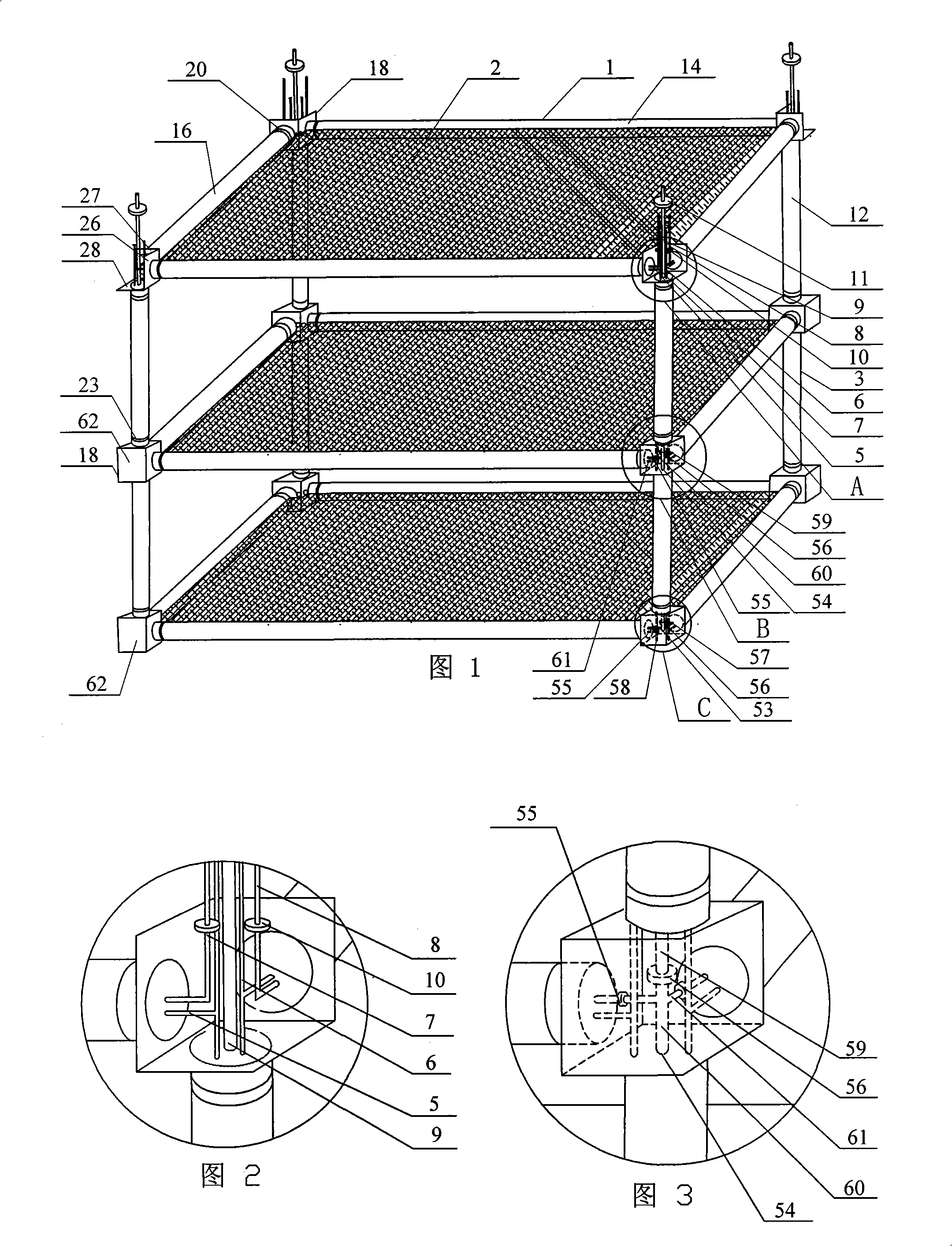 On-orbit inflatable deployment and stiffened protection system against space fragment and micrometeoroid