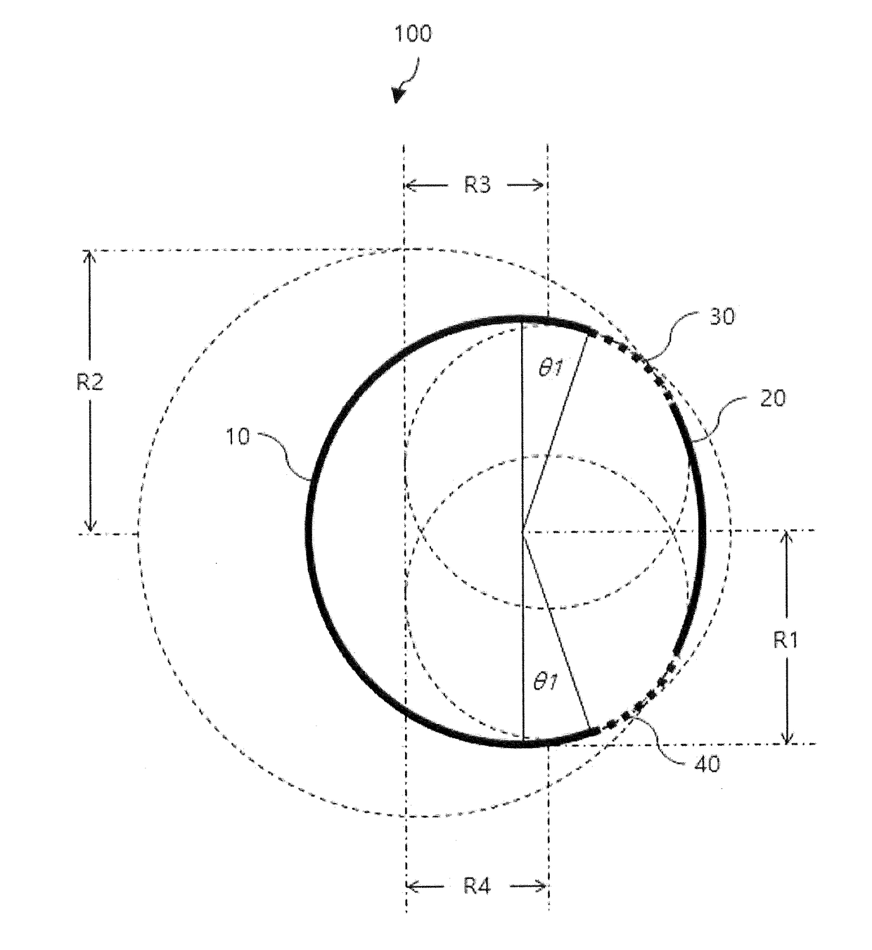 Unidirectionally emitting microdisk having ultra-high quality factor and laser using the same