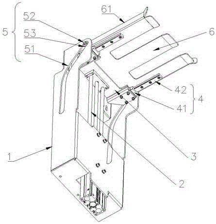 Paper money support conveying mechanism