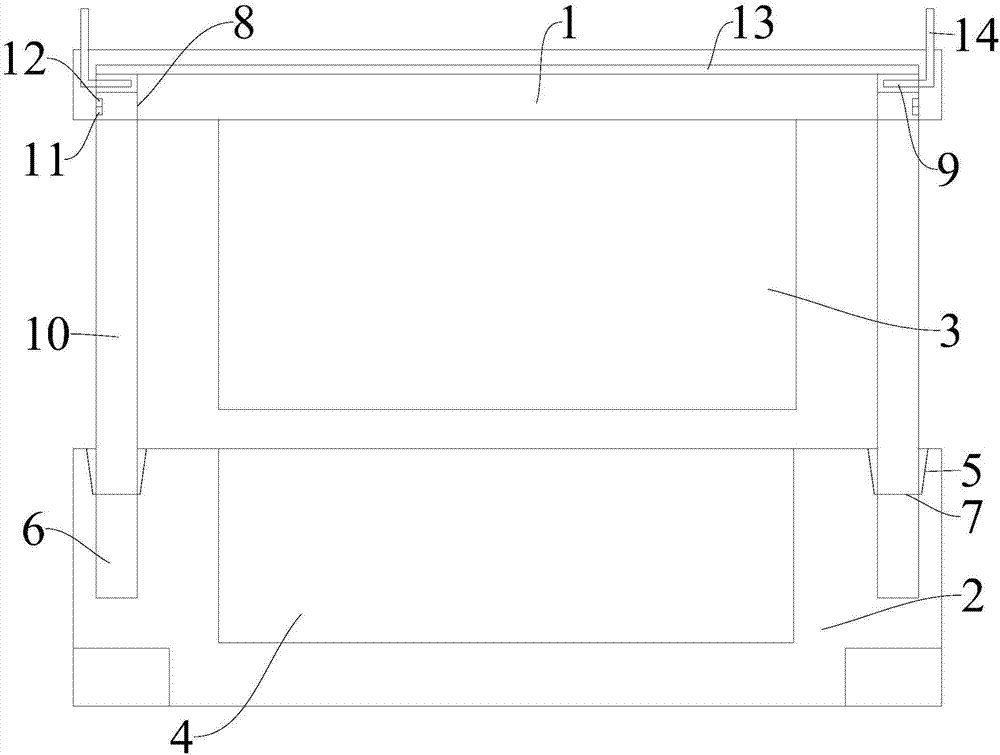 Stamping die with top guide limiting mechanism