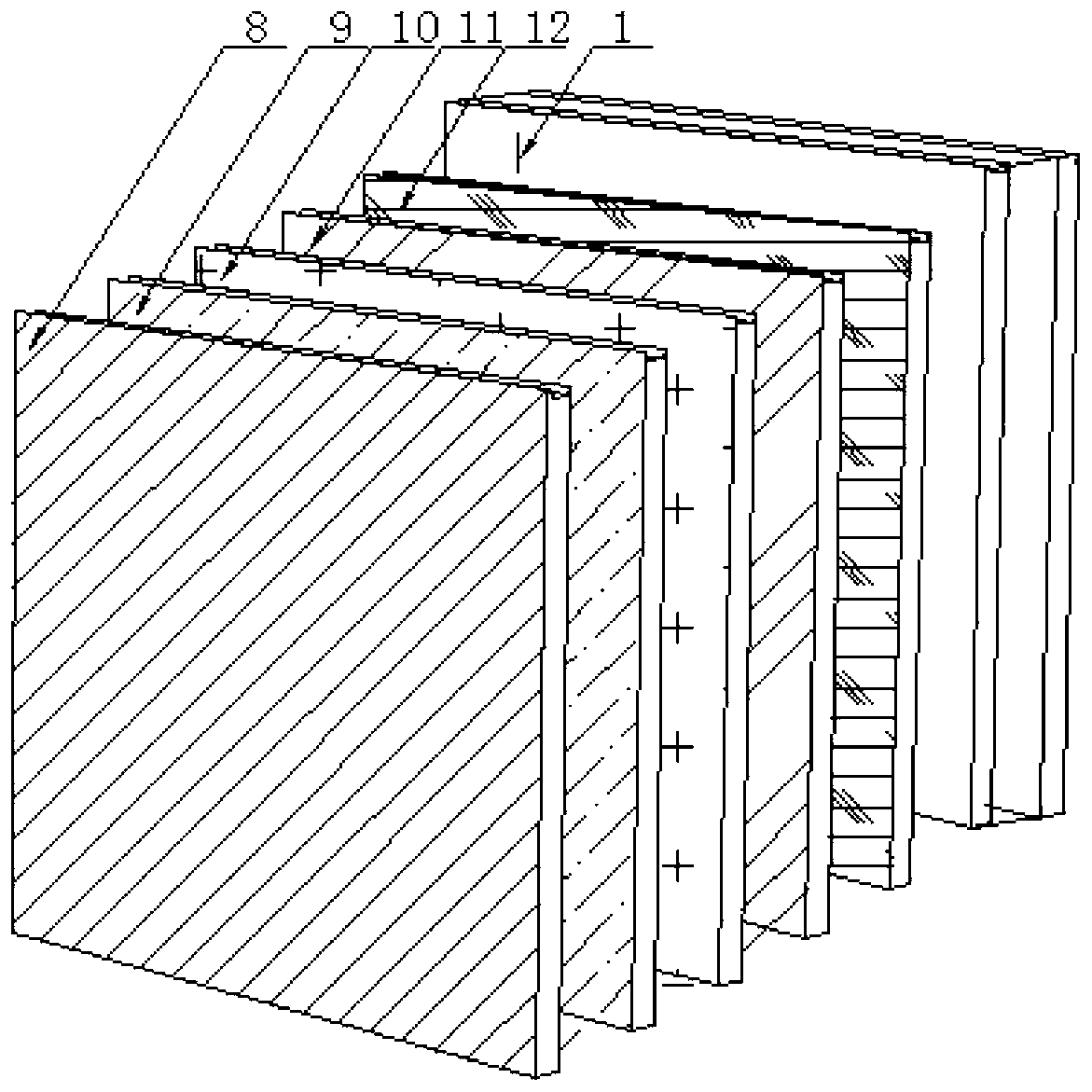 Prefabricated assembled heat insulation wall body