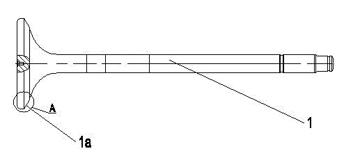 Processing method of sealing surface of exhaust valve of low-speed diesel engine