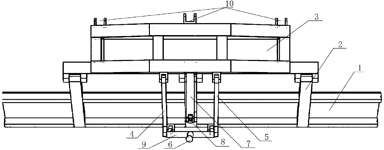 Flat shovel height adjusting mechanism of paddy field laser land leveler