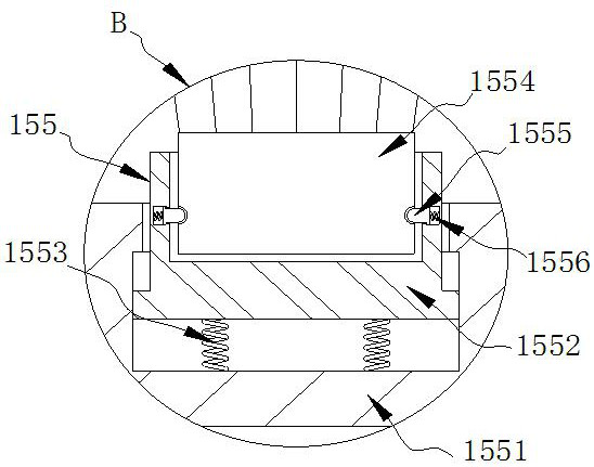 Transporting device with sorting effect for robot logistics