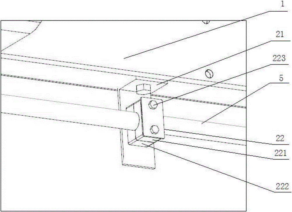 Installation structure of a hydraulic interconnection suspension system