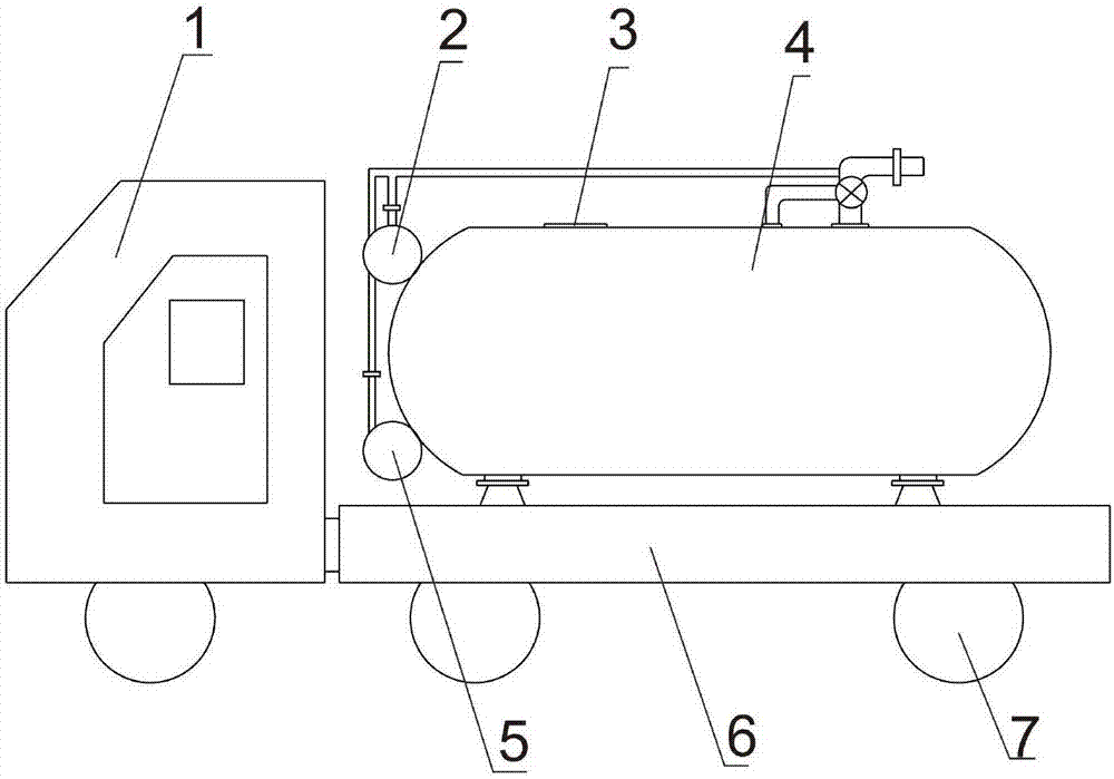 Spent fuel waste resin transport tank truck and transport method