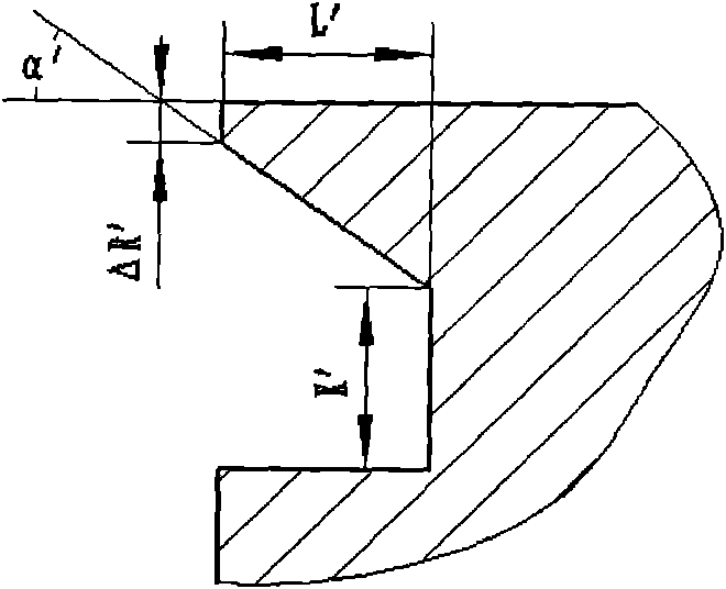 Hydraulic cylinder with clearance sealed type deformed piston