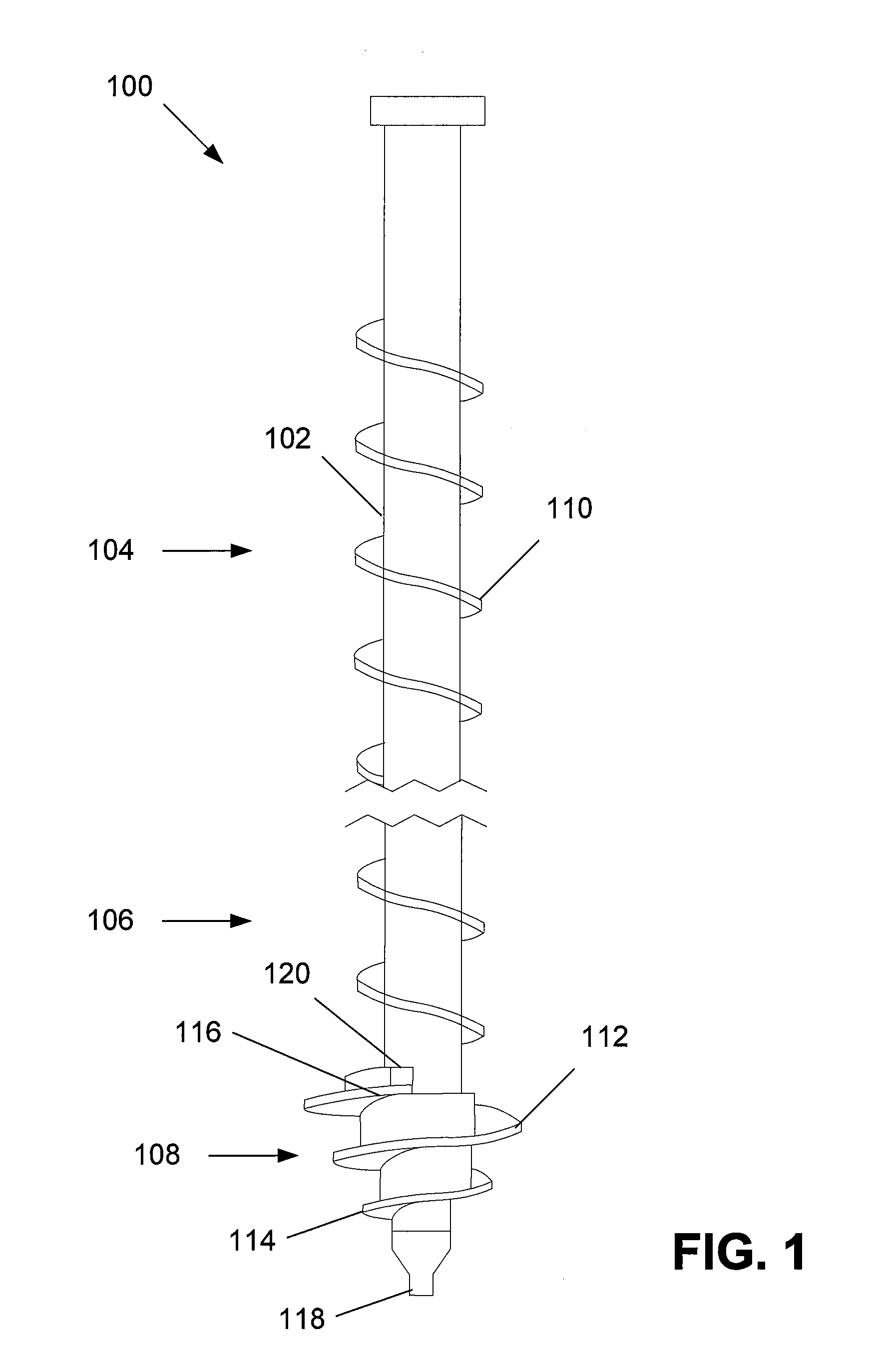 Auger grouted displacement pile