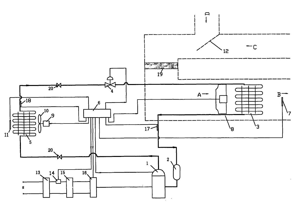 Total energy-saving environmental base station air-conditioning