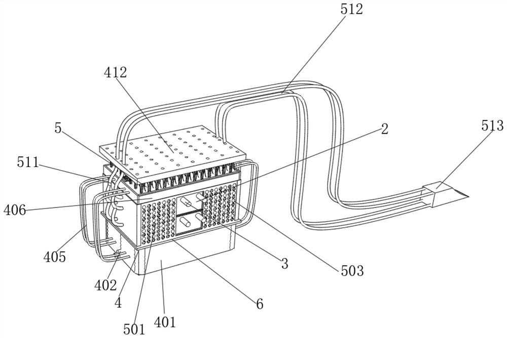 Battery placing device of new energy vehicle