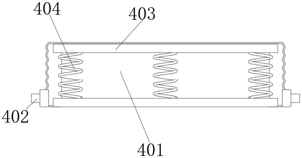 Battery placing device of new energy vehicle