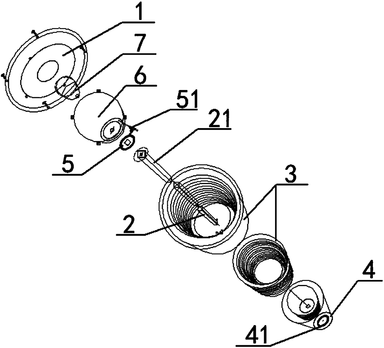 A telescopic lifting device and its control method