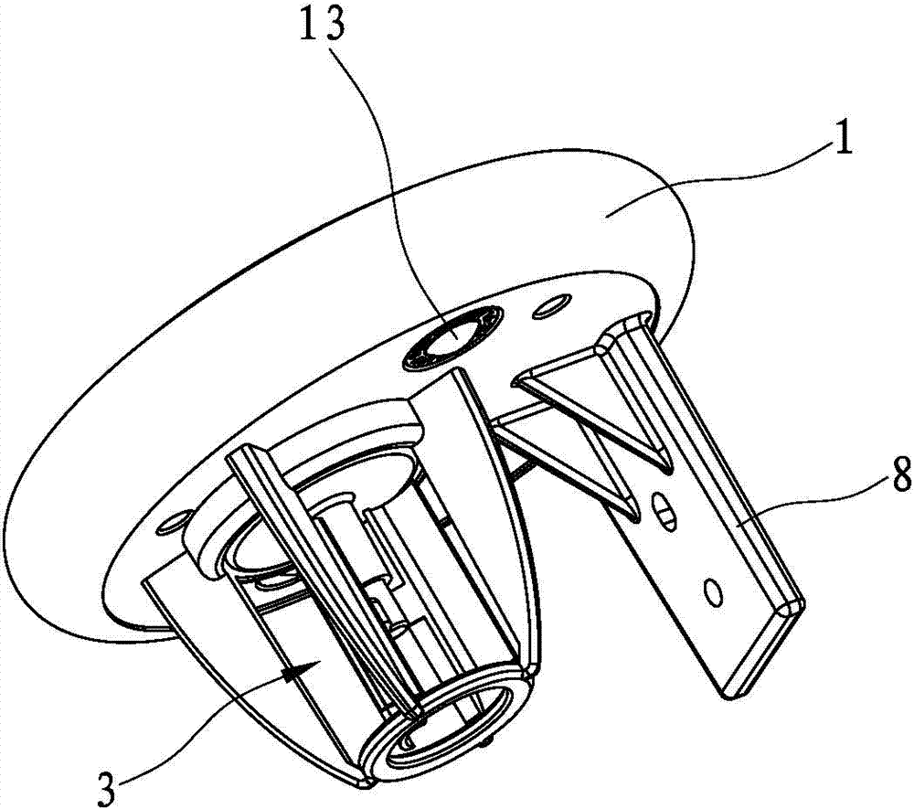 Horizontal 360-degree LED alarming signal lamp