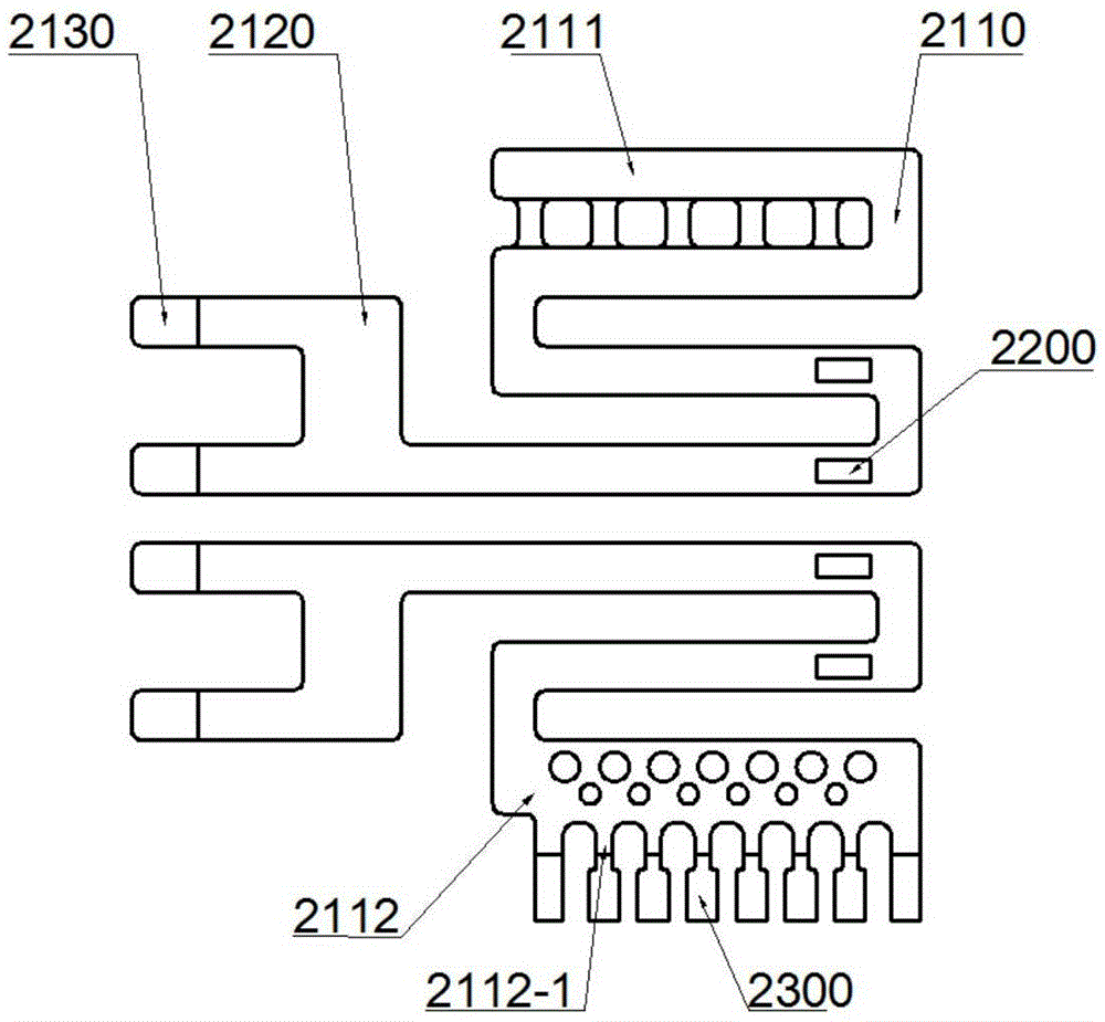 Wax injection mold for investment casting of hollow turbine blade and its rapid manufacturing method