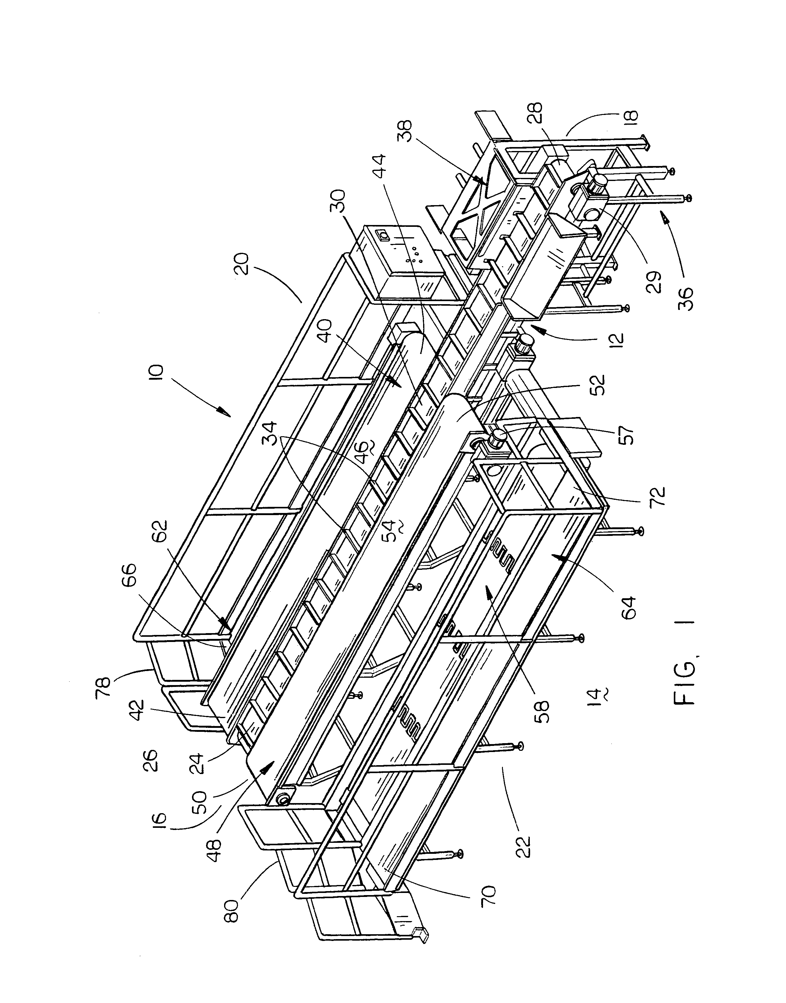 Meat processing conveyor system