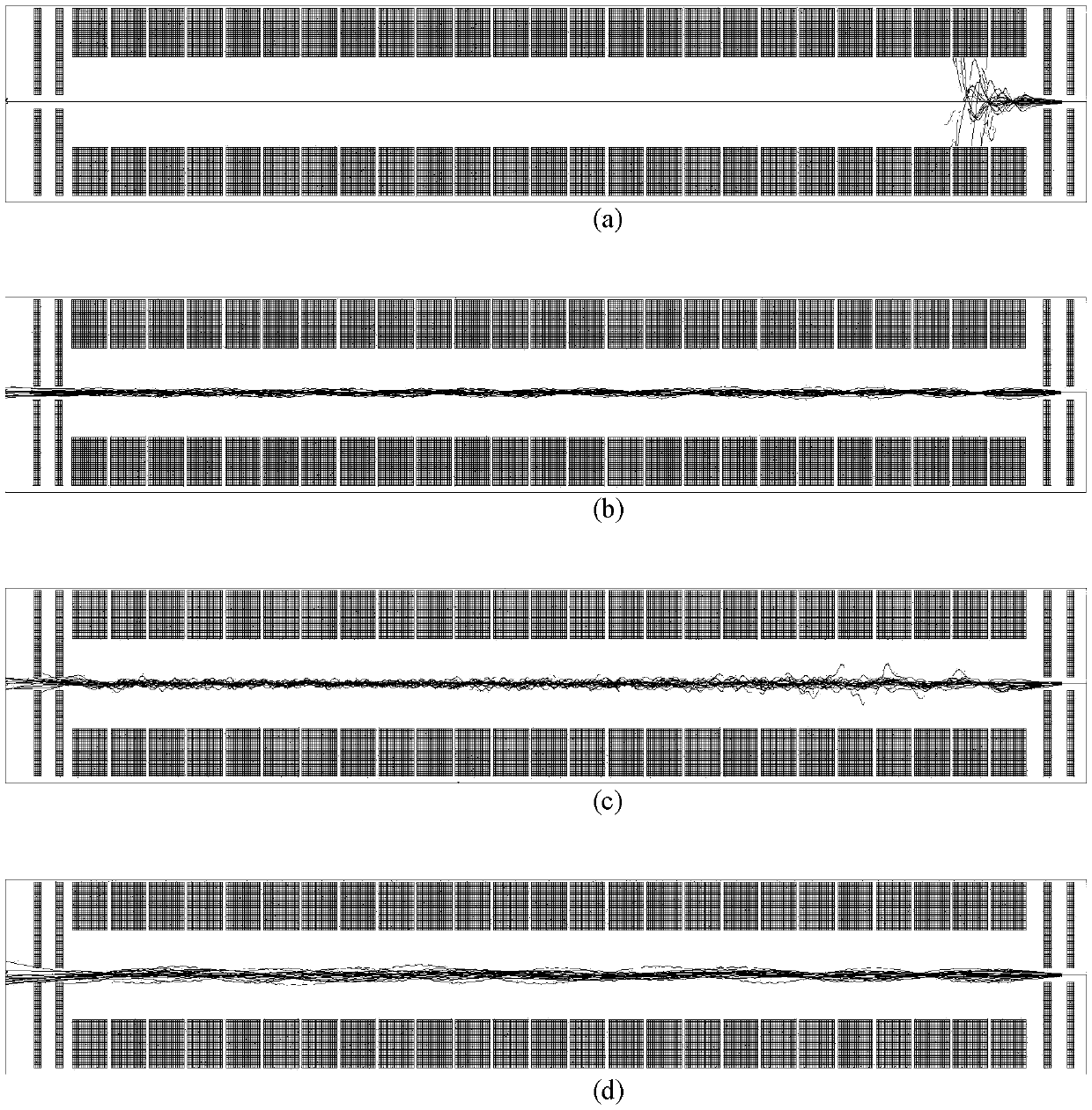 Device for reducing radio frequency quality discrimination of radio frequency quadrupoles