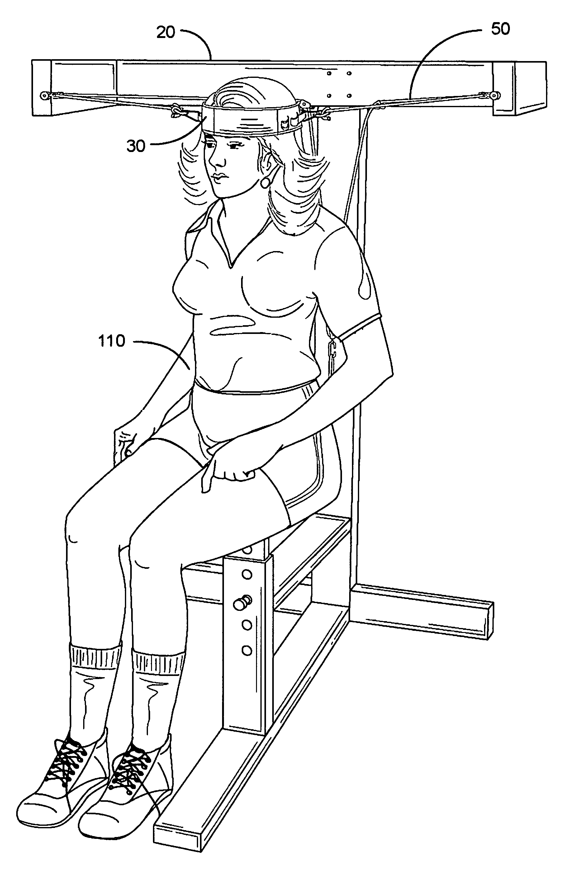 Neck exercise machine