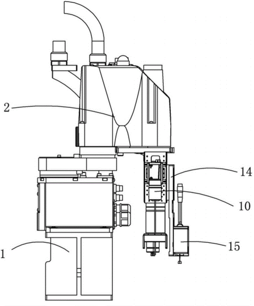 Support mounting and detecting mechanism