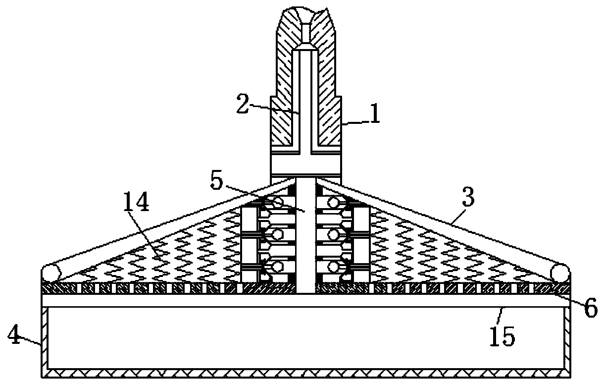 A manufacturing device of tpu waterproof composite cloth with strong connection and long service life