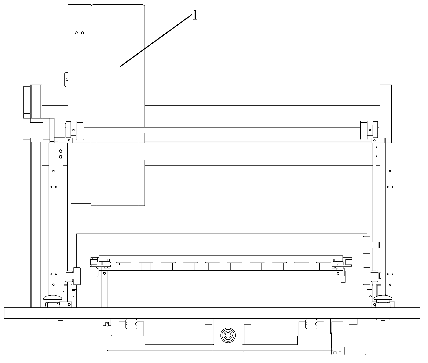 Realization method and device for automatic focusing of early-stage cancer detection device