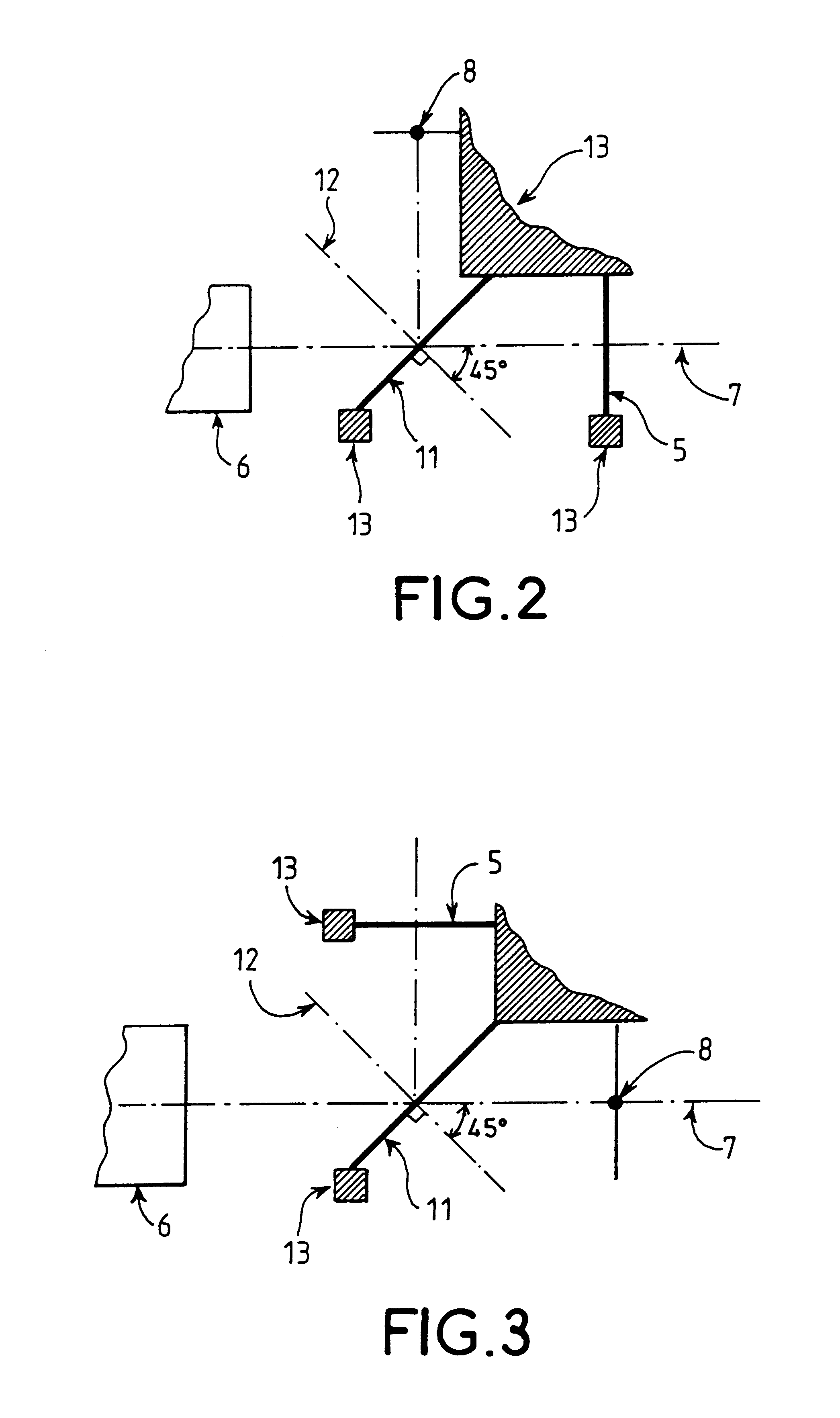 Infrared telescope with harmonization of the input and output axes