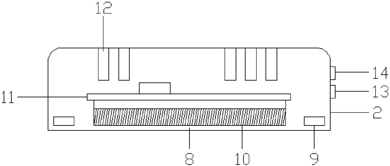 Magnetically-controlled switch type wireless power supply block