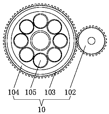 Nutrient solution blending device for nutritional department